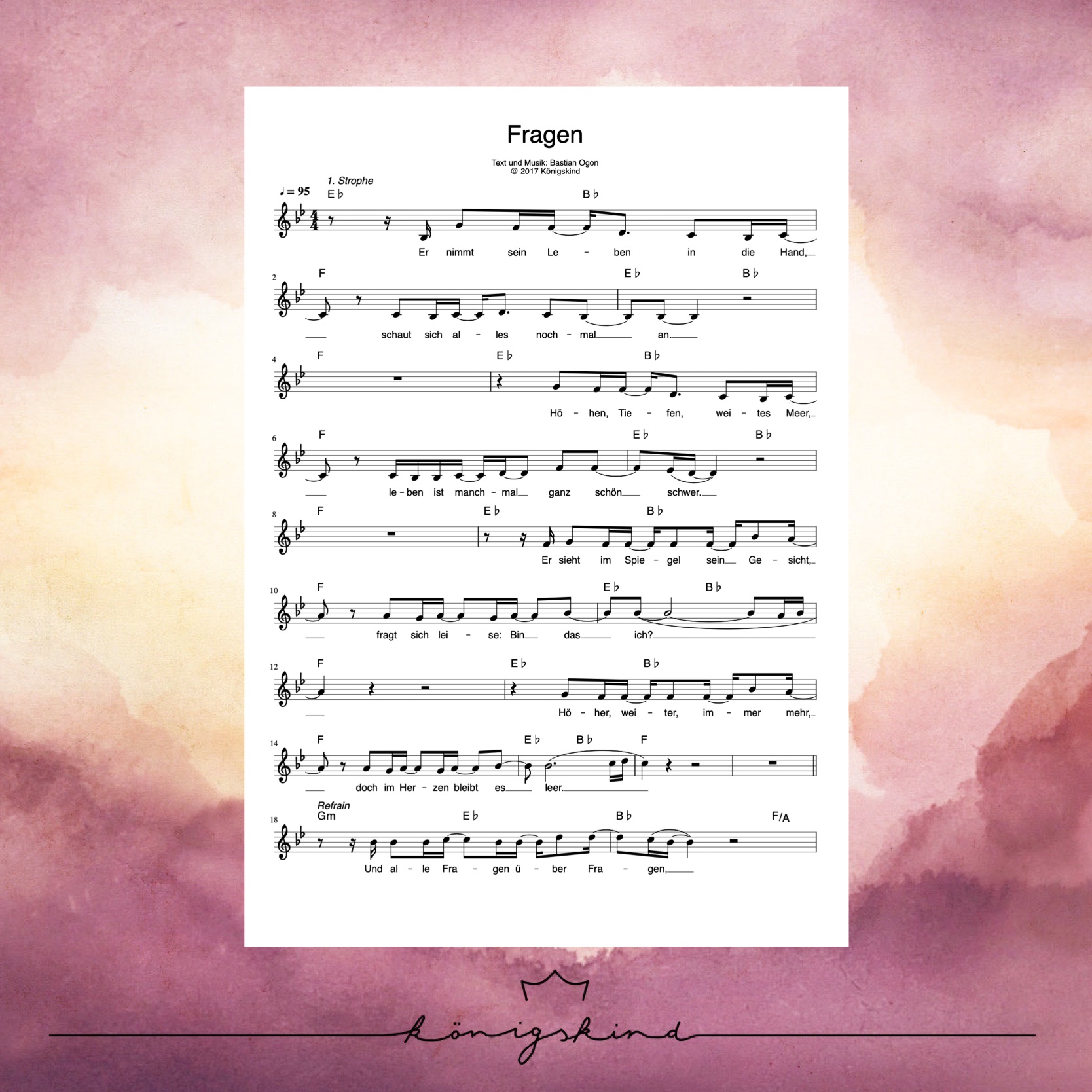 Fragen – Noten (Leadsheet) – Königskind